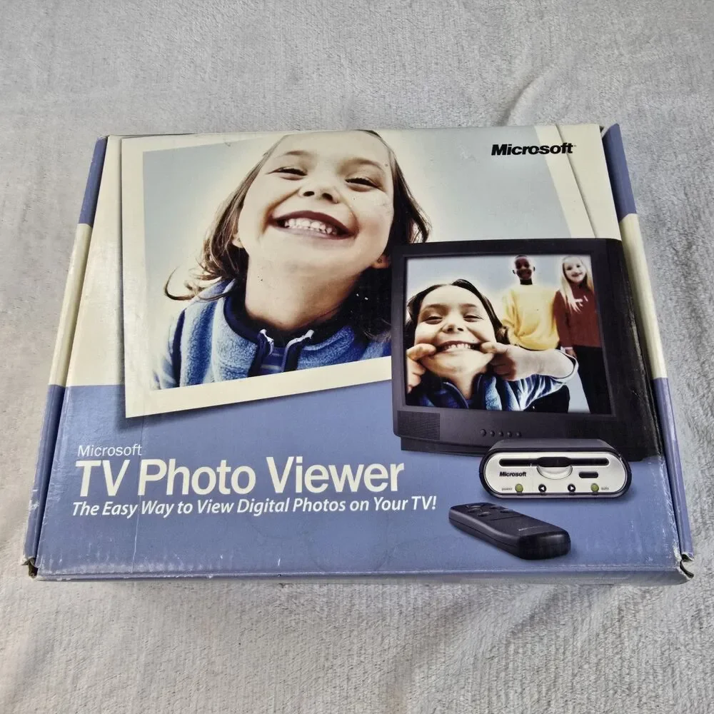 Microsoft TV Photo Viewer X08-22497 With Software Floppy Vintage In Original Box